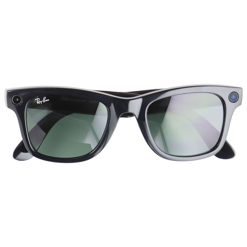 Ray-Ban Meta Glasses - Wayfarer/Reg - Shiny Black Frame/G15 Lens (RW4006 601/71)