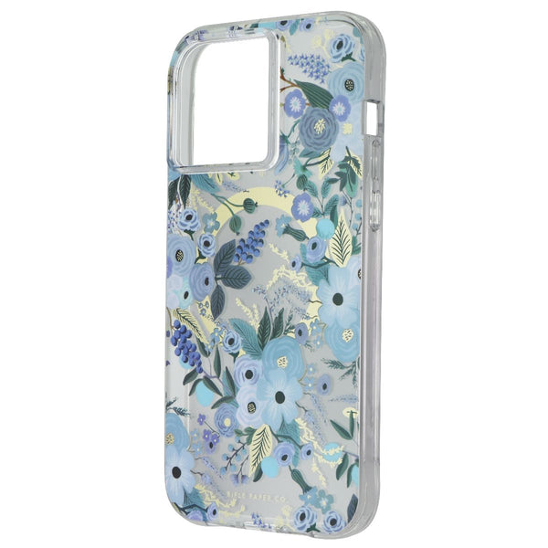 Rifle Paper Co. Hard Case for MagSafe for iPhone 15 Pro Max - Garden Party Blue
