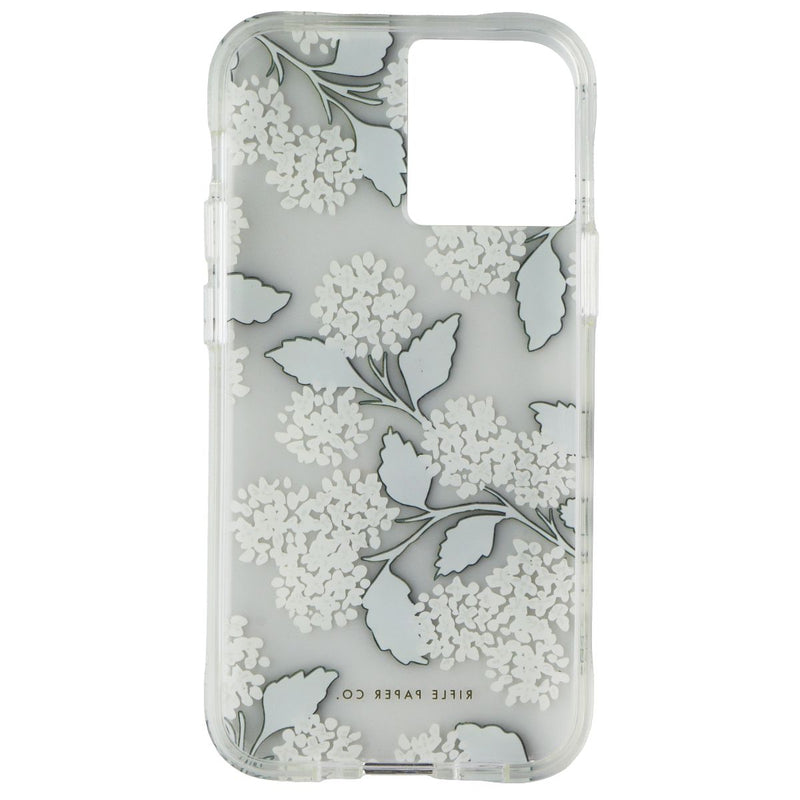 Rifle Paper Co Hard Case for iPhone 12 Mini (5G) - Hydrangea White/Clear