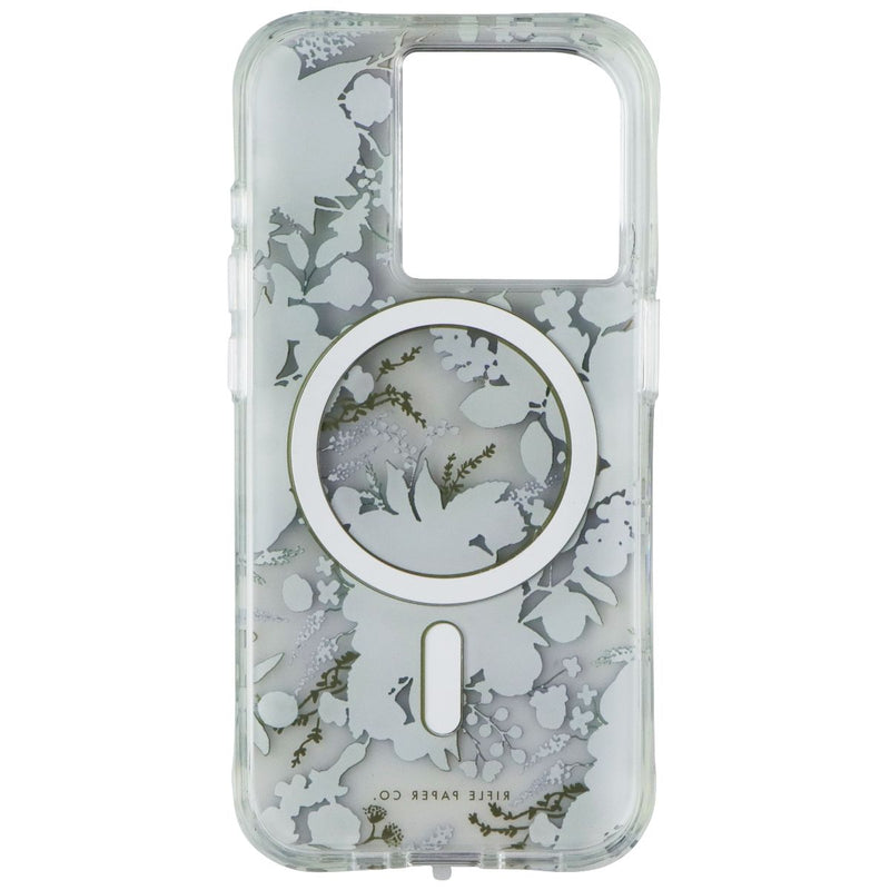 Rifle Paper Co. Hard Case for MagSafe for iPhone 15 Pro - Garden Party Blue