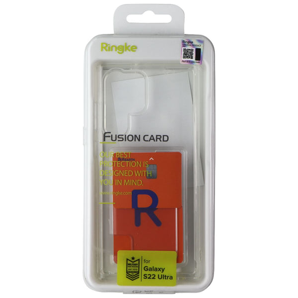 Ringke Fusion Card Case for Samsung Galaxy S22 Ultra - Clear