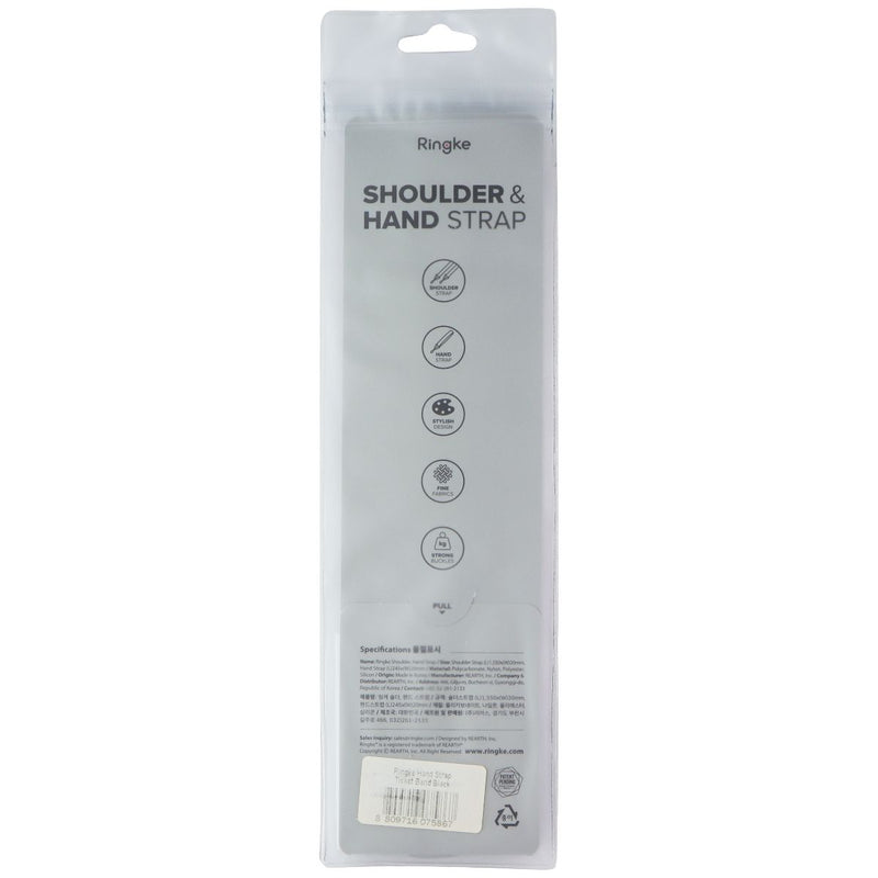Ringke Shoulder & Hand Strap (Ticket Band) - Black / Yellow