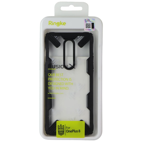 Ringke Fusion X Series Case for OnePlus 8 - Black / Clear