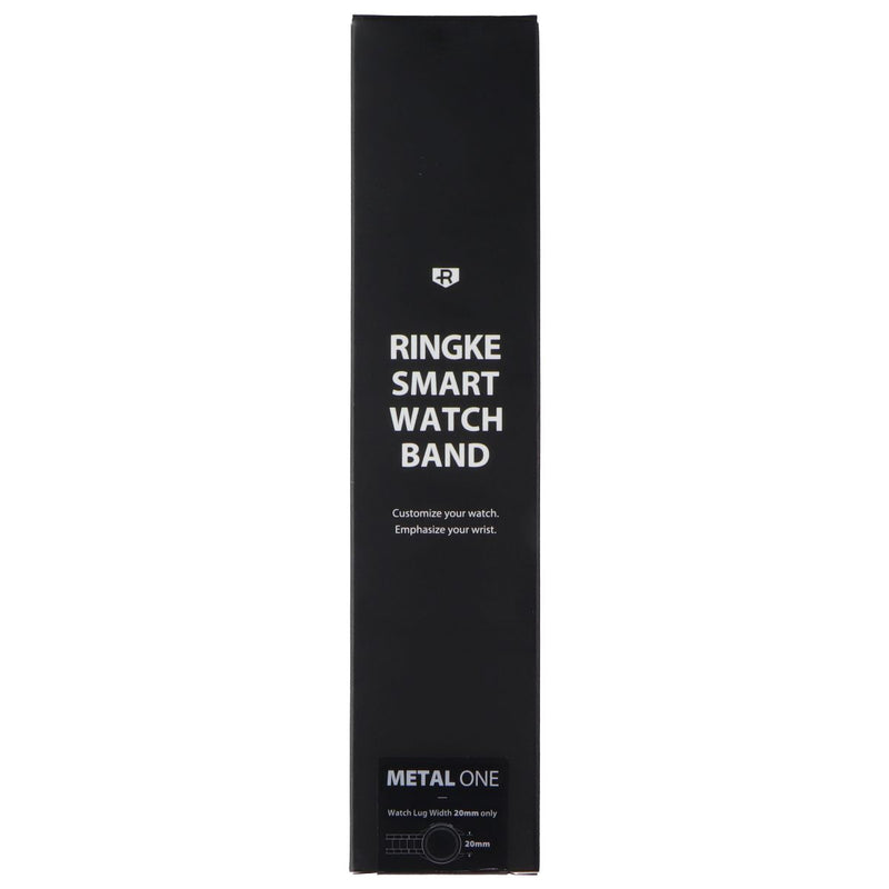 Ringke Metal One Series Watch Band for (20mm) Galaxy Watch Lugs - Black