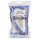 Ringke Waterproof Floating Straps (2 Pack) - Navy Stripes / Black