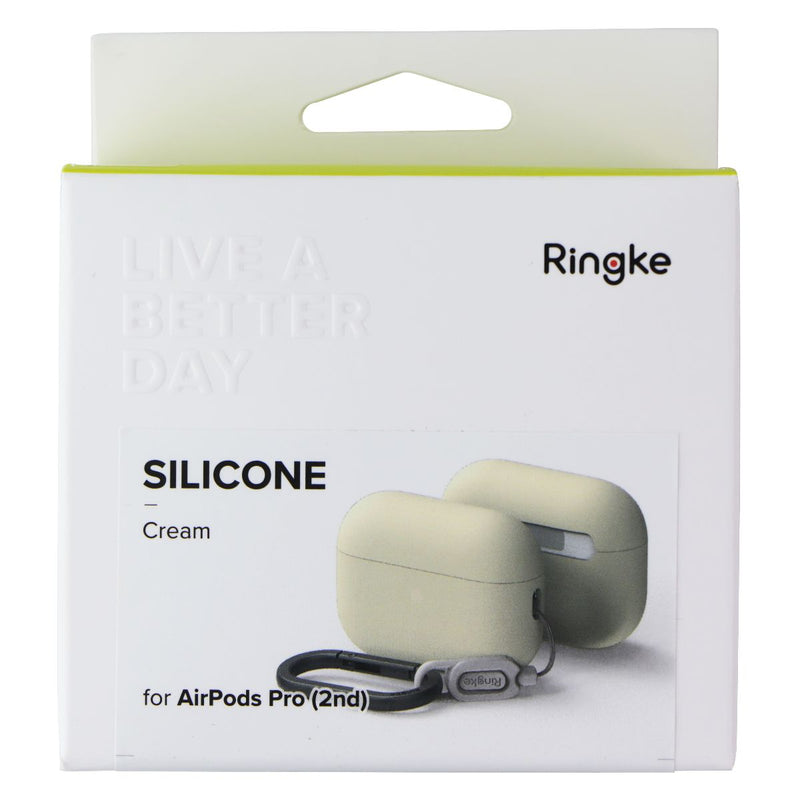 Ringke Silicone Case for Apple AirPods Pro 2nd Generation Case - Cream