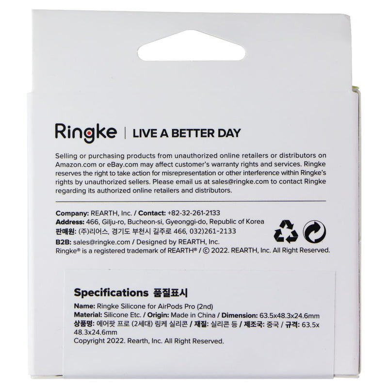 Ringke Silicone Case for Apple AirPods Pro 2nd Generation Case - Cream