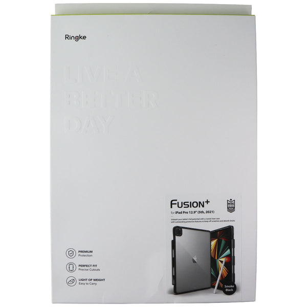 Ringke Fusion+ Series Case for Apple iPad Pro 12.9in (5th Gen, 2021) - Clear/Blk