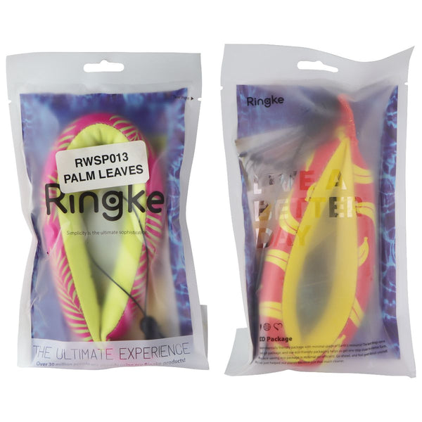 Ringke Waterproof Floating Straps (2 Pack) - Palm Leaves / Banana