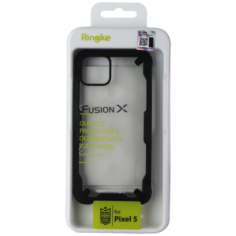 Ringke Fusion X Series Case for Google Pixel 5 - Clear / Black