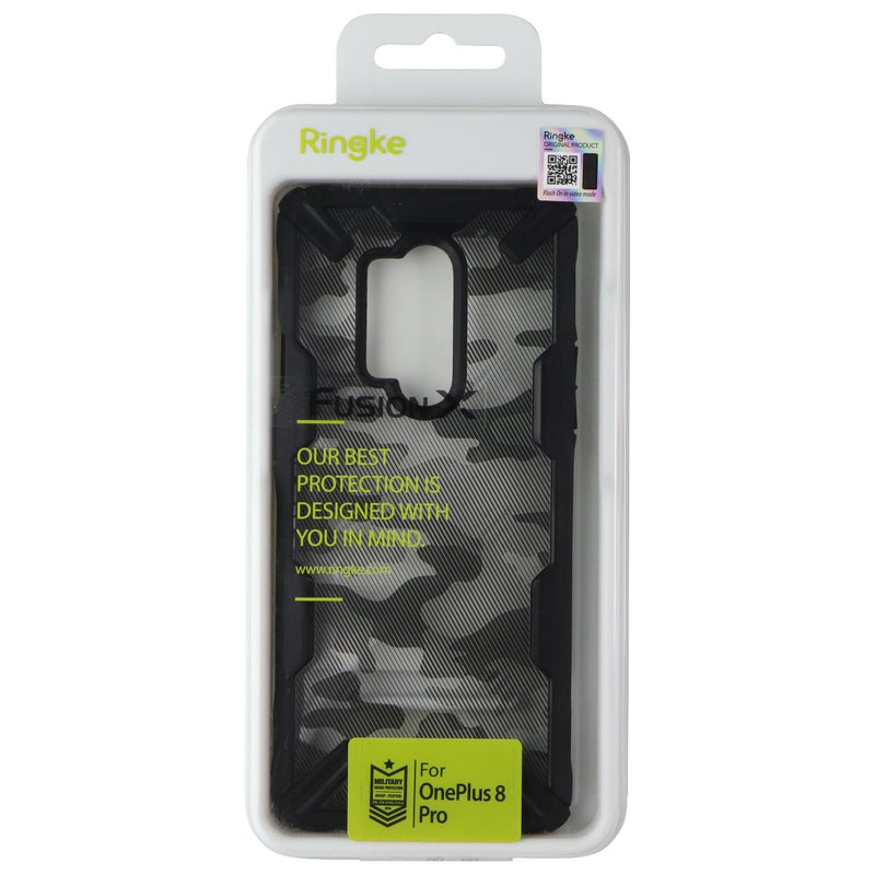 Ringke Fusion X Series Case for OnePlus 8 Pro - Black Camo