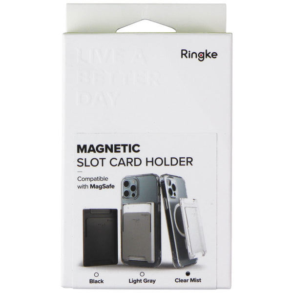 Ringke Magnetic Slot Card Holder for MagSafe Devices - Clear Mist