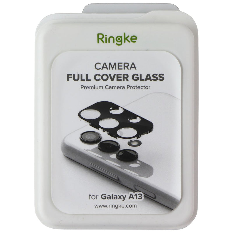 Ringke Galaxy A13 4G Camera Protector Full Cover Glass Package (3 Pack) - Black
