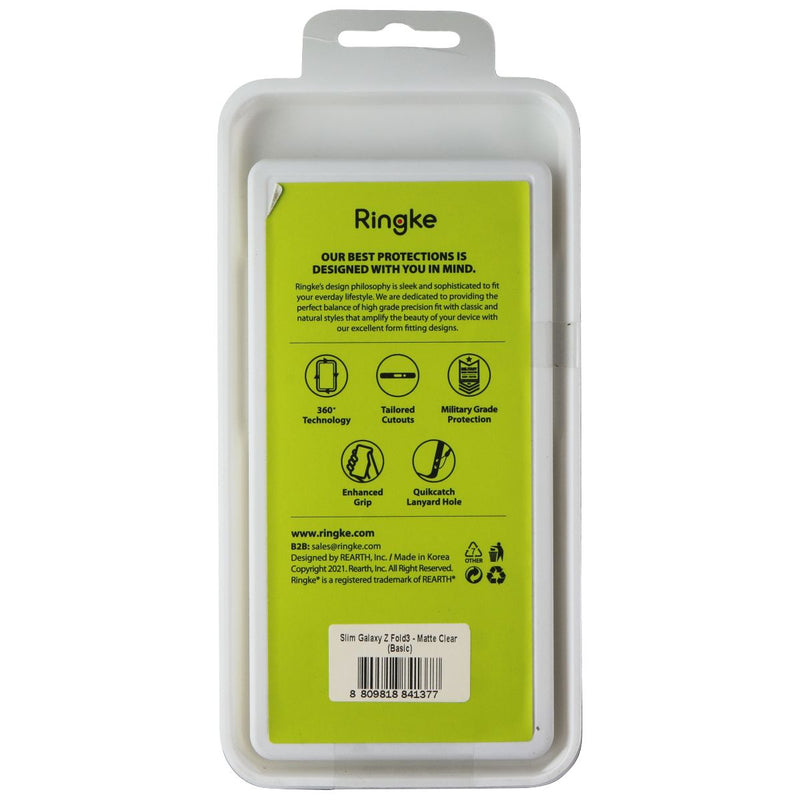 Ringke Slim Series Case for Samsung Galaxy Z Fold3 5G - Matte Clear