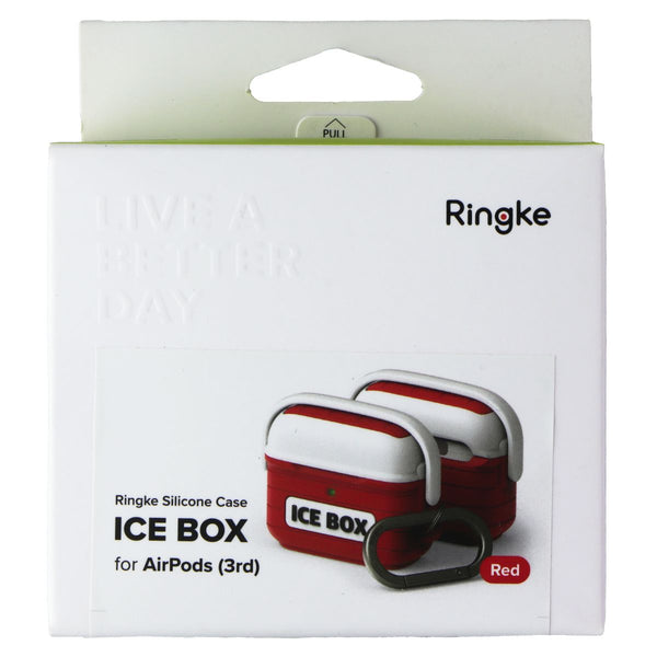 Ringke Ice Box Series Silicone Case for Apple AirPods (3rd Gen) - Red