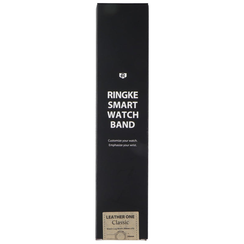 Ringke Leather One Classic Watch Band for (20mm) Galaxy Watch Lugs - Brown