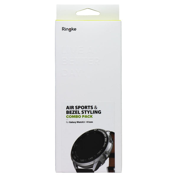 Ringke Air Sports & Bezel Styling Pack for Galaxy Watch3 (41mm) - Matte Clear