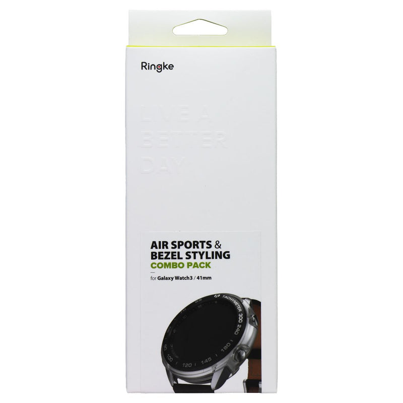 Ringke Air Sports & Bezel Styling Pack for Galaxy Watch3 (41mm) - Matte Clear