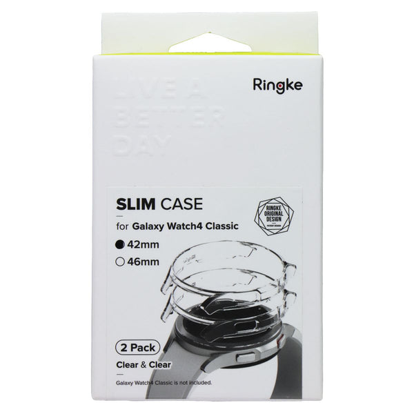 Ringke Slim Case for Galaxy Watch4 Classic (42mm) - Clear (2 Pack)