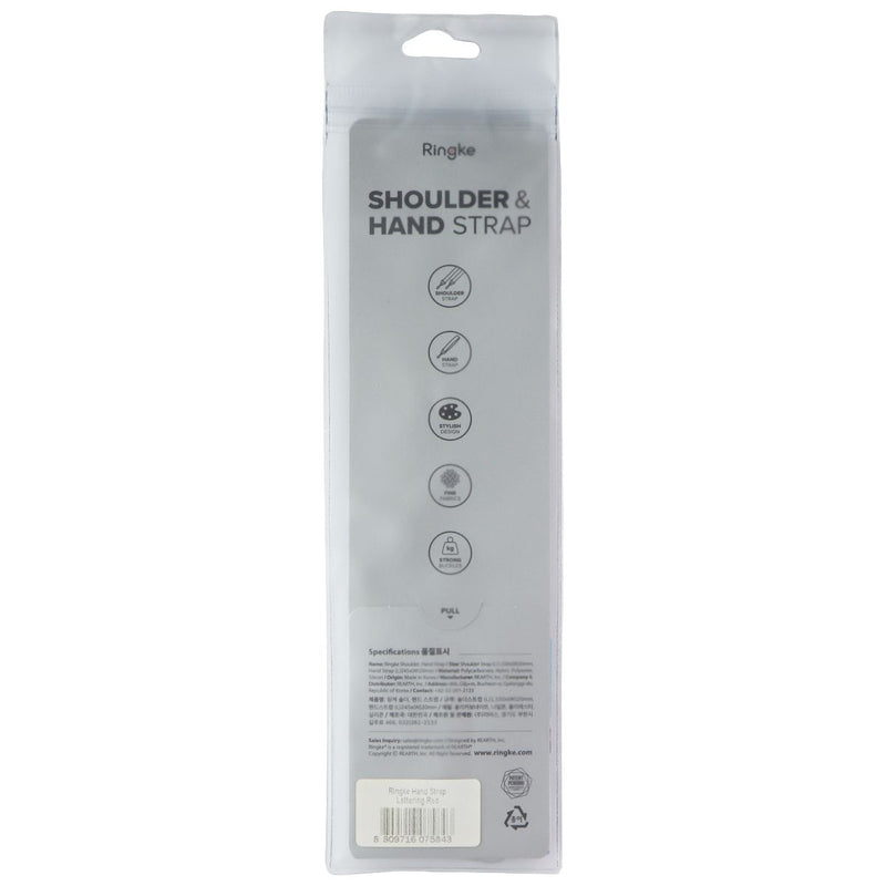 Ringke Shoulder and Hand Strap - Red / White Letters