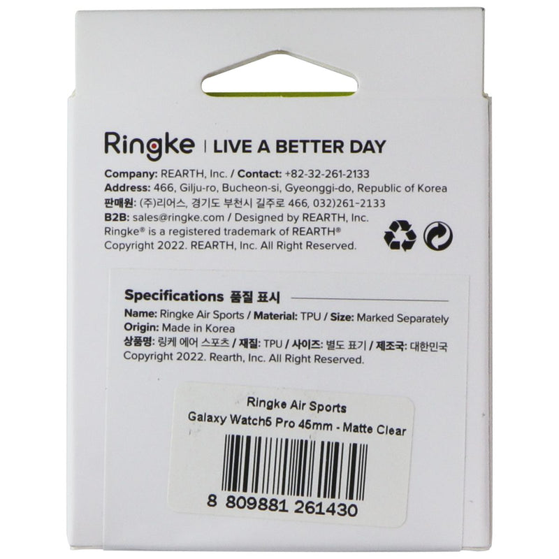 Ringke Air Sports Case for Samsung Galaxy Watch5 Pro (45mm) - Matte Clear