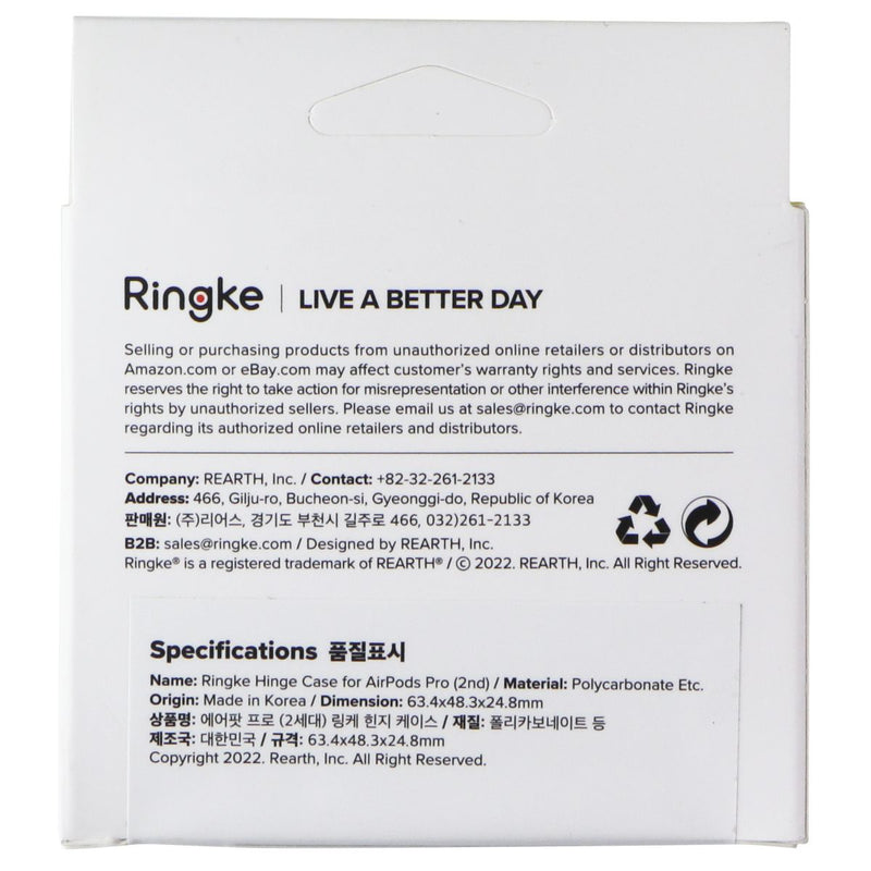 Ringke Hinge Case  for Apple AirPods Pro (2nd) - Clear