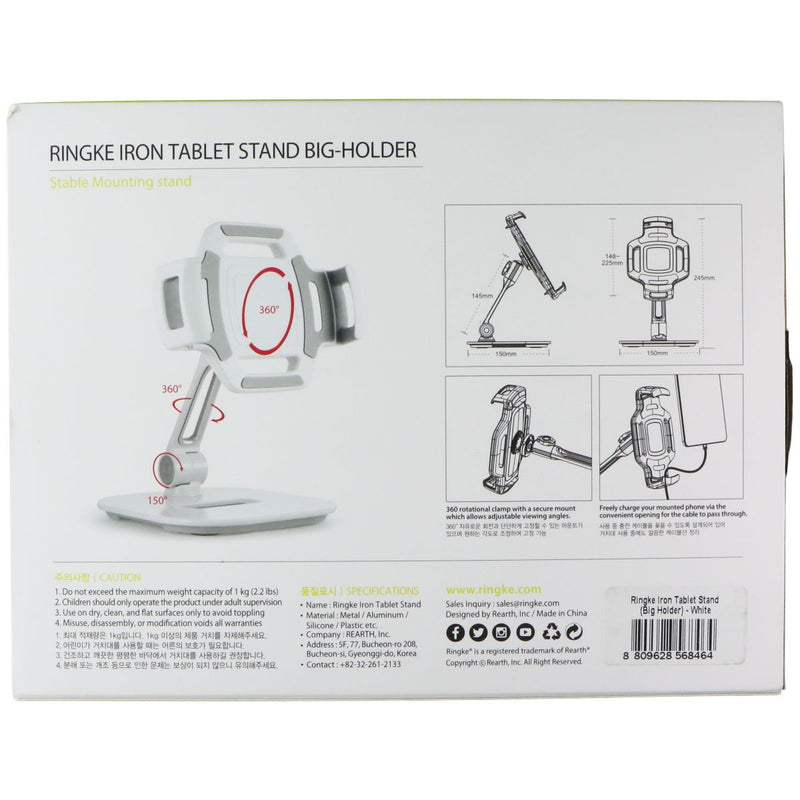 Ringke Iron Tablet Stand Big Holder - White