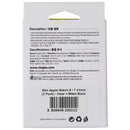 Ringke Slim Case for Apple Watch 9/8/7 (41mm) - Matte Black / Clear (2 Pack)