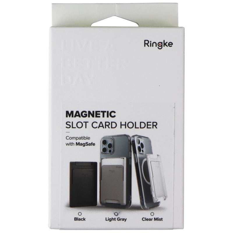 Ringke Magnetic Slot Card Holder for MagSafe Devices - Light Gray