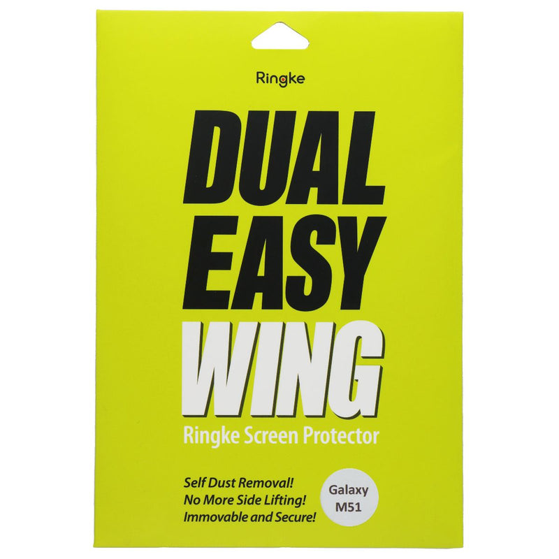 Ringke Dual Easy Wing Screen Protector (2-Pack) for Samsung Galaxy M51