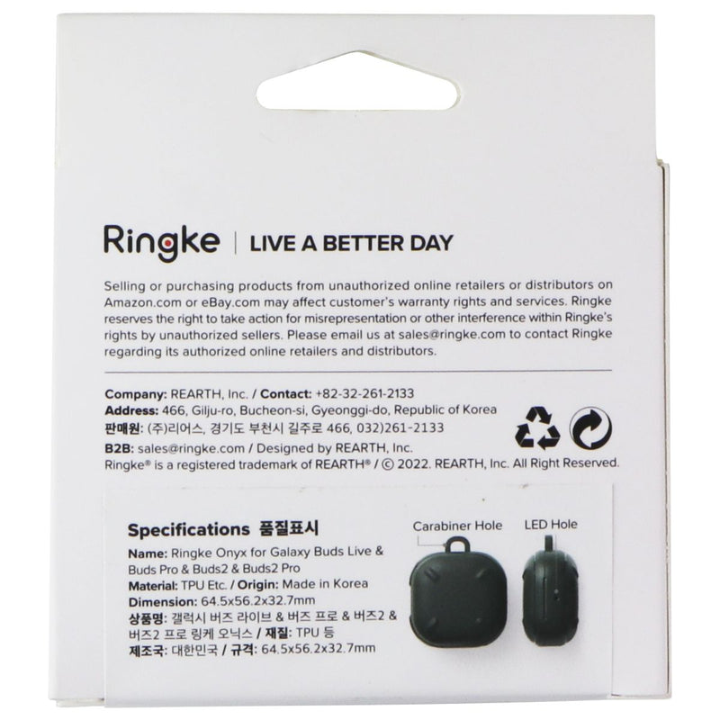 Ringke Onyx Case for Galaxy Buds Live/Buds Pro/Buds2/Buds2 Pro - Dark Green