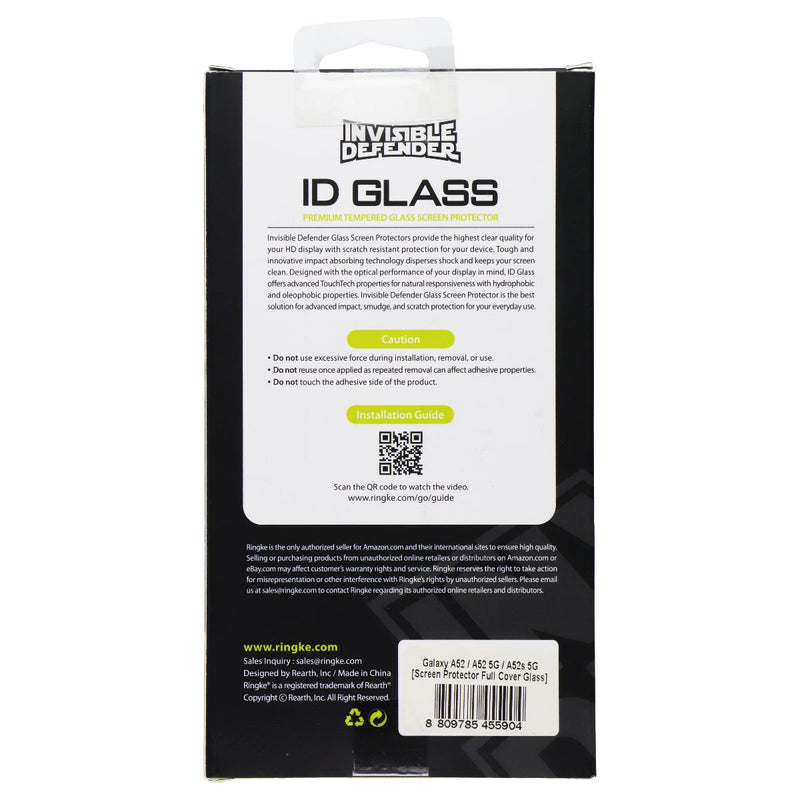 Ringke Invisible Defender Tempered Glass for Galaxy A52/A52 5G/A52s 5G