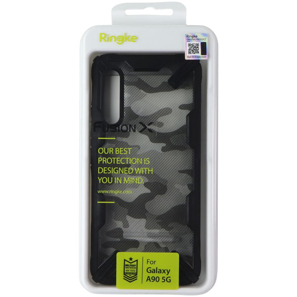 Ringke Fusion X Series Case for Samsung Galaxy A90 5G - Camo Black