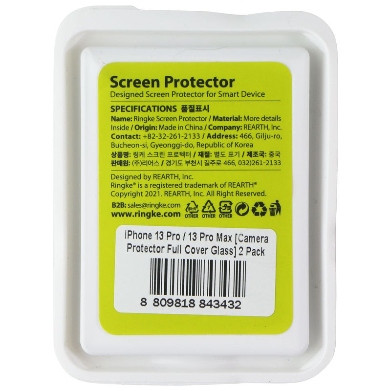 Ringke Camera Full Cover Glass for Apple iPhone 13 Pro / 13 Pro Max - (2pcs)