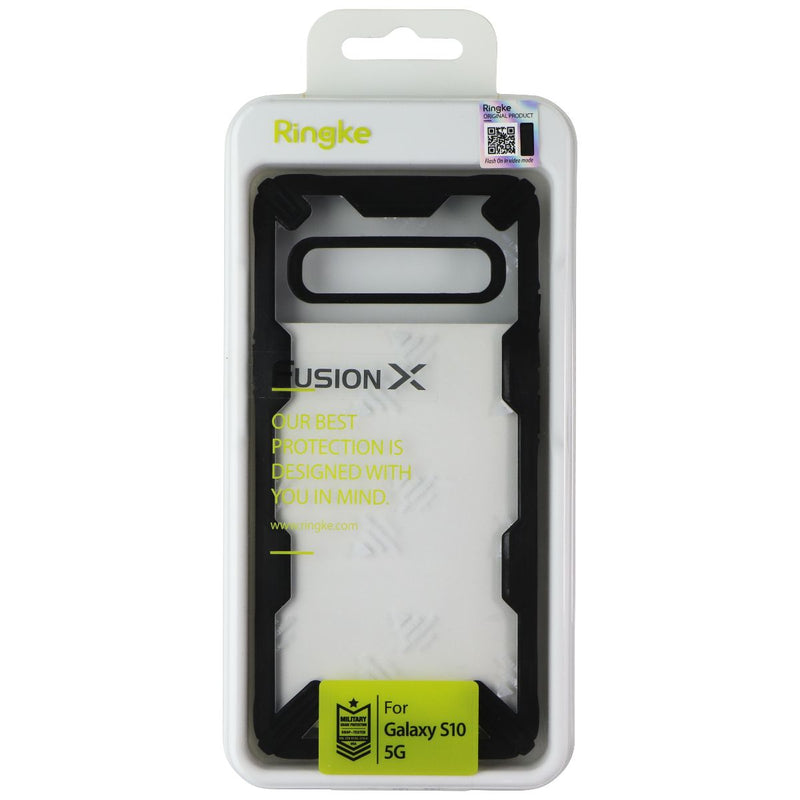 Ringke Fusion X Series Case for Samsung Galaxy S10 5G - Clear / Black