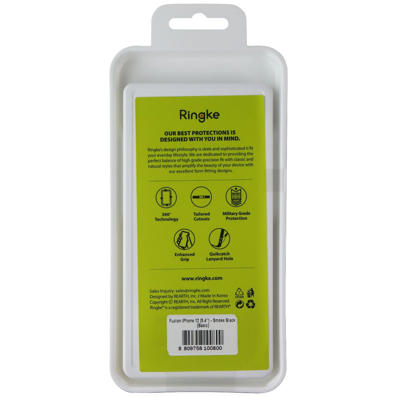 Ringke Fusion Case for Apple iPhone 12 Mini - Smoke Black