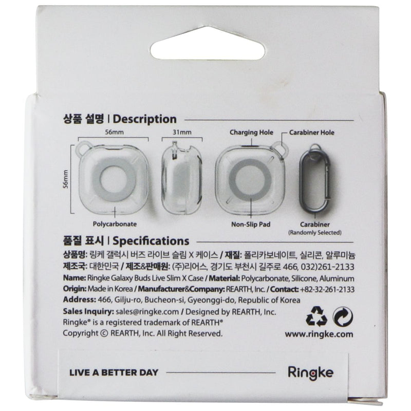 Ringke Sim X Case for Galaxy Buds Live/Buds Pro/Buds2/Buds2 Pro - Clear