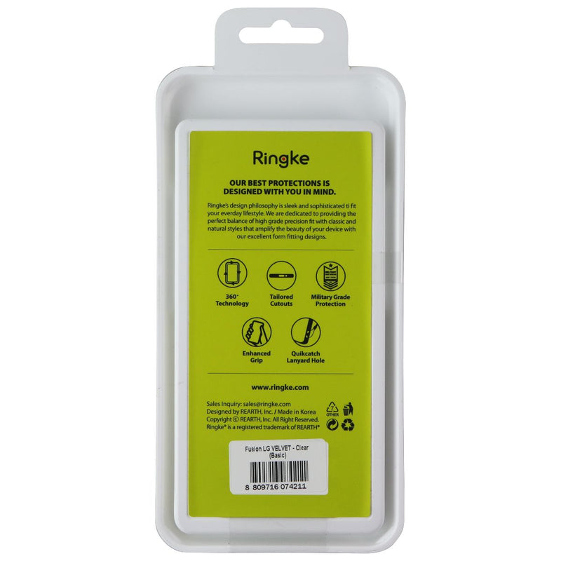 Ringke Fusion Case for LG Velvet - Clear