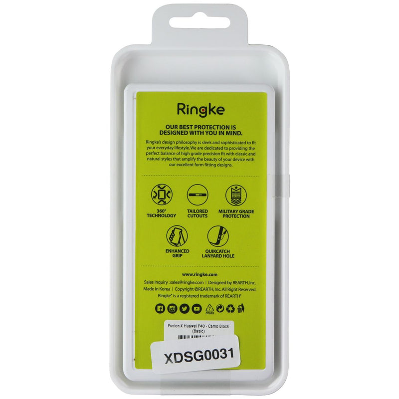 Ringke Fusion X Series Case for Huawei P40 - Camo Black