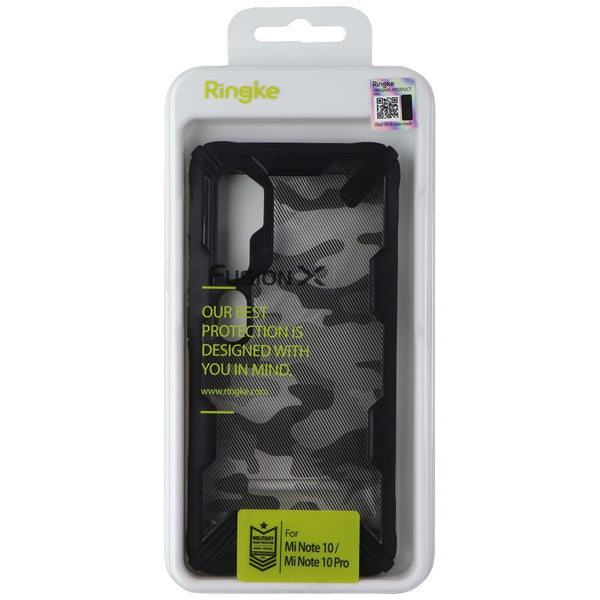 Ringke Fusion X Series Case for Xiaomi Mi Note 10 / Note 10 Pro - Black Camo