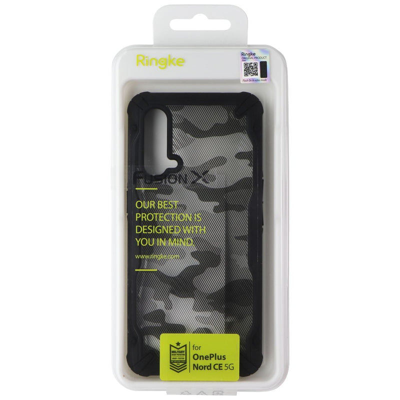 Ringke Fusion X Series Case for OnePlus Nord CE 5G - Black Camo