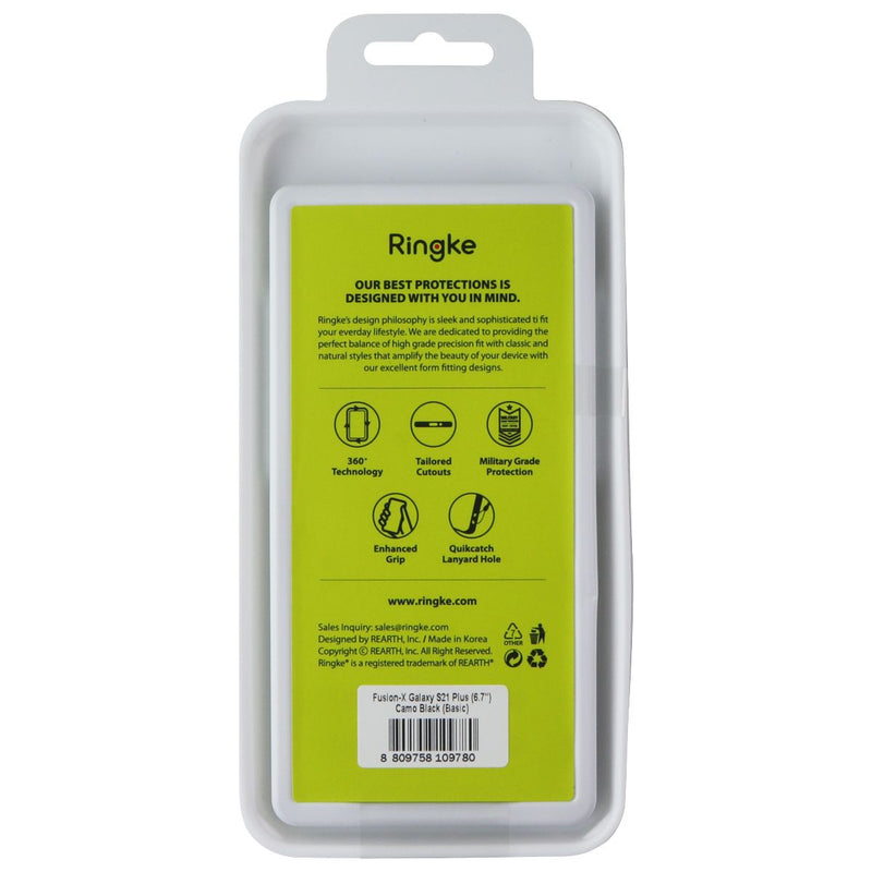 Ringke Fusion X Series Case for Samsung Galaxy S21+ (Plus) - Black Camo