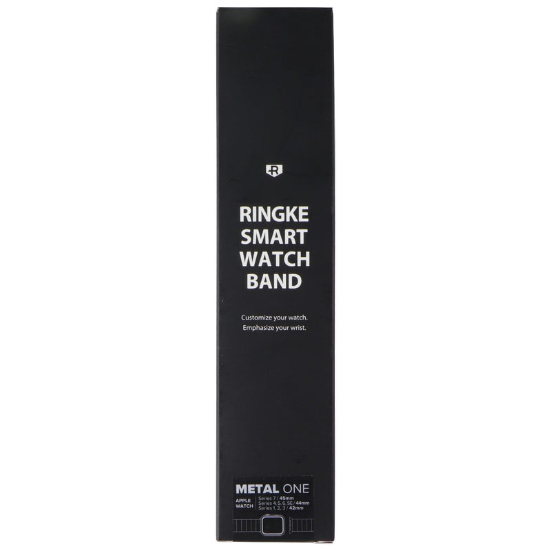 Ringke Metal One Smart Watch Band for Apple Watch Series 7-1 (45-42mm) - Black