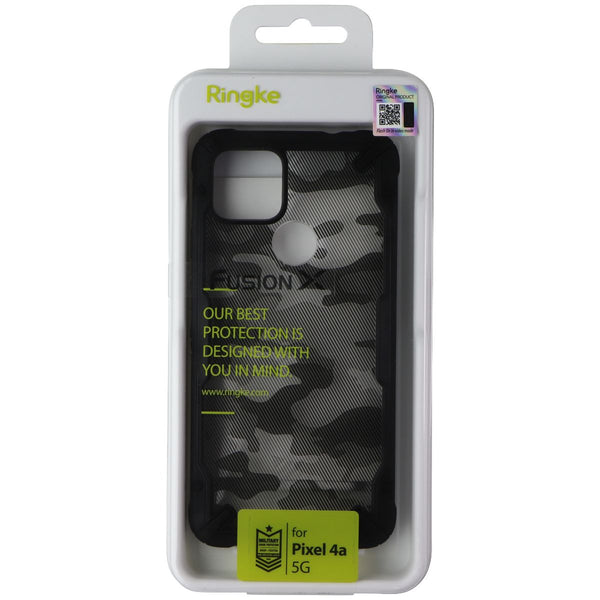 Ringke Fusion X Series Case for Google Pixel 4A 5G - Black Camo