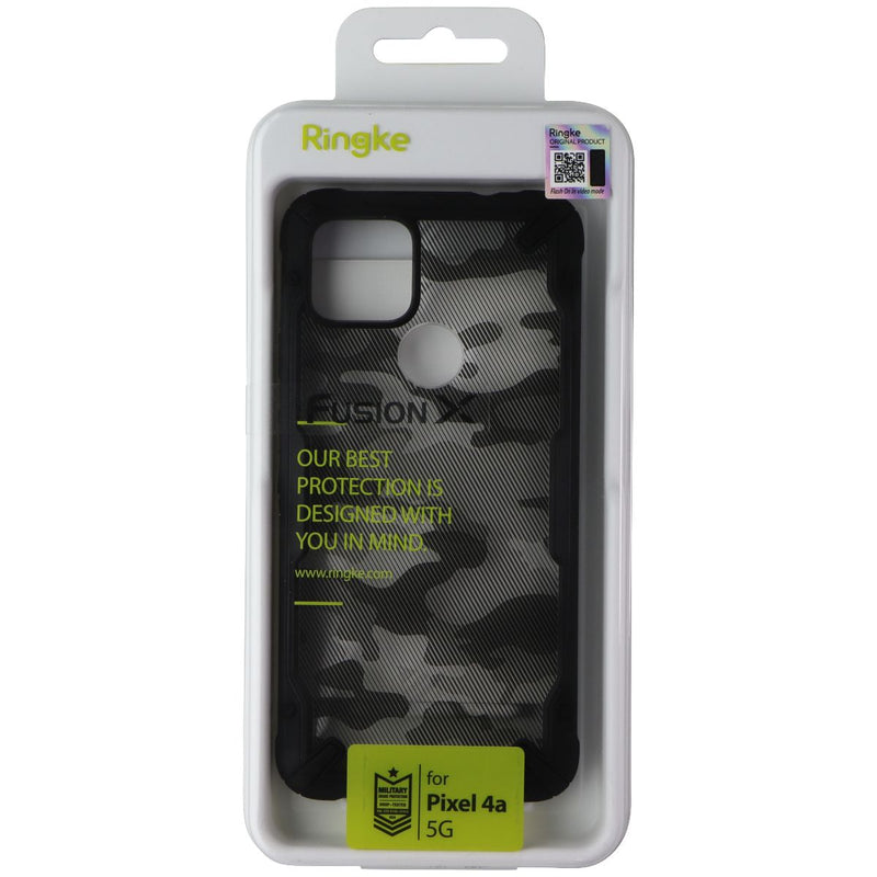 Ringke Fusion X Series Case for Google Pixel 4A 5G - Black Camo