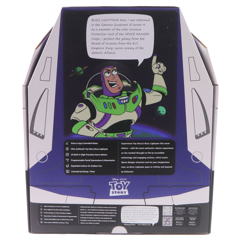 Robosen Buzz Lightyear Interactive Talking Robot Toy Figure Collectable