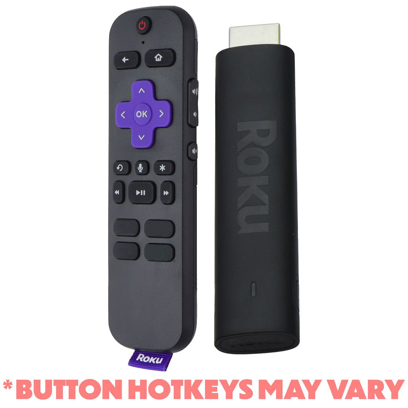 Roku Streaming Stick 4K - Portable Streaming Device with Voice Remote (3820R)