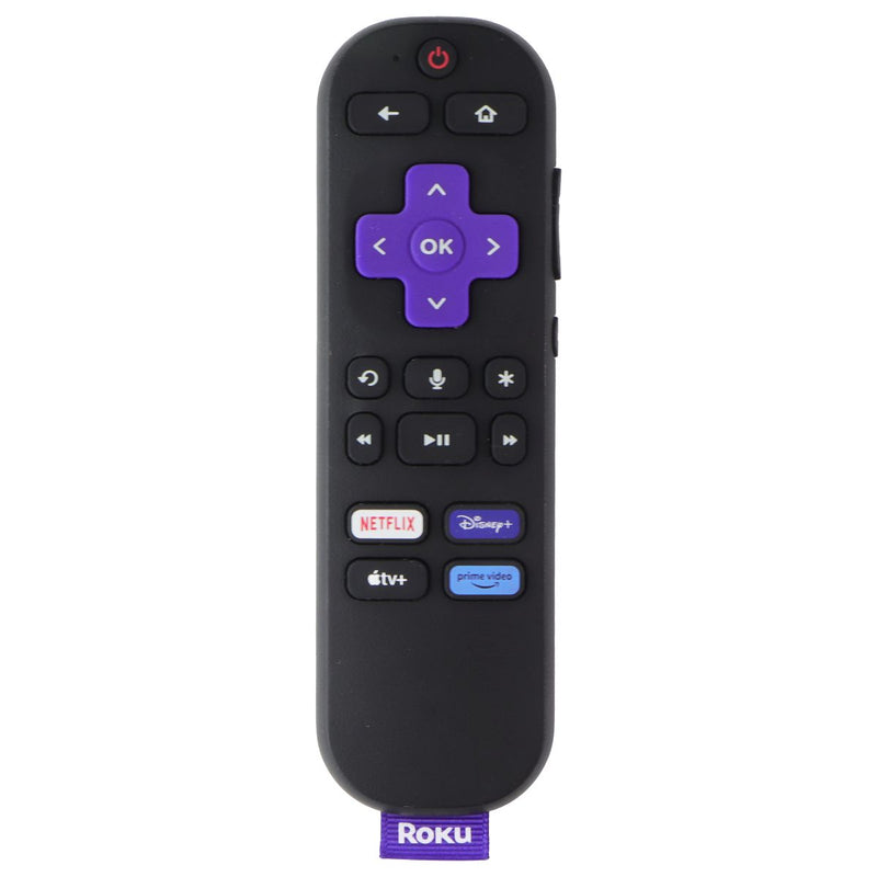 Roku Voice Remote w/ Netflix/Disney+/AppleTV+/Prime Video Keys (RC-GZ1) - Black