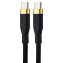 Simple (6-Foot) Magnetic USB-C to USB-C Charge/Sync Cable - Black/Gold