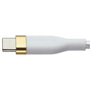 S. Simple (6-Ft) USB-A to USB-C Tough-Knit Braided Cable - White/Gold